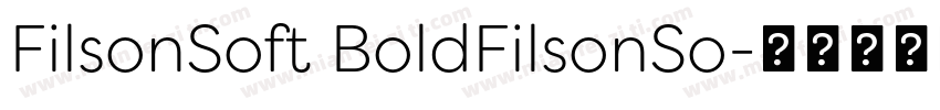 FilsonSoft BoldFilsonSo字体转换